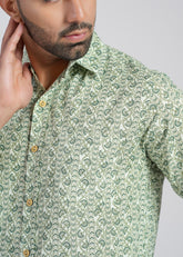 Cotton Printed Full Sleeve Shirt